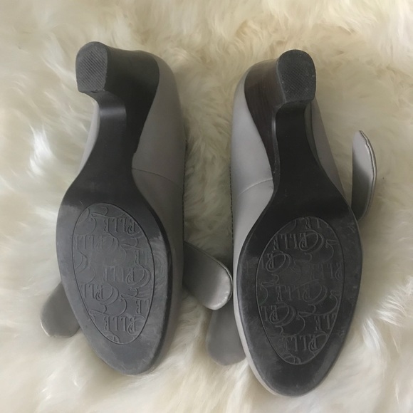 ELLE Leather Mary Jane Block Heels, Size 38 - Picture 7 of 7